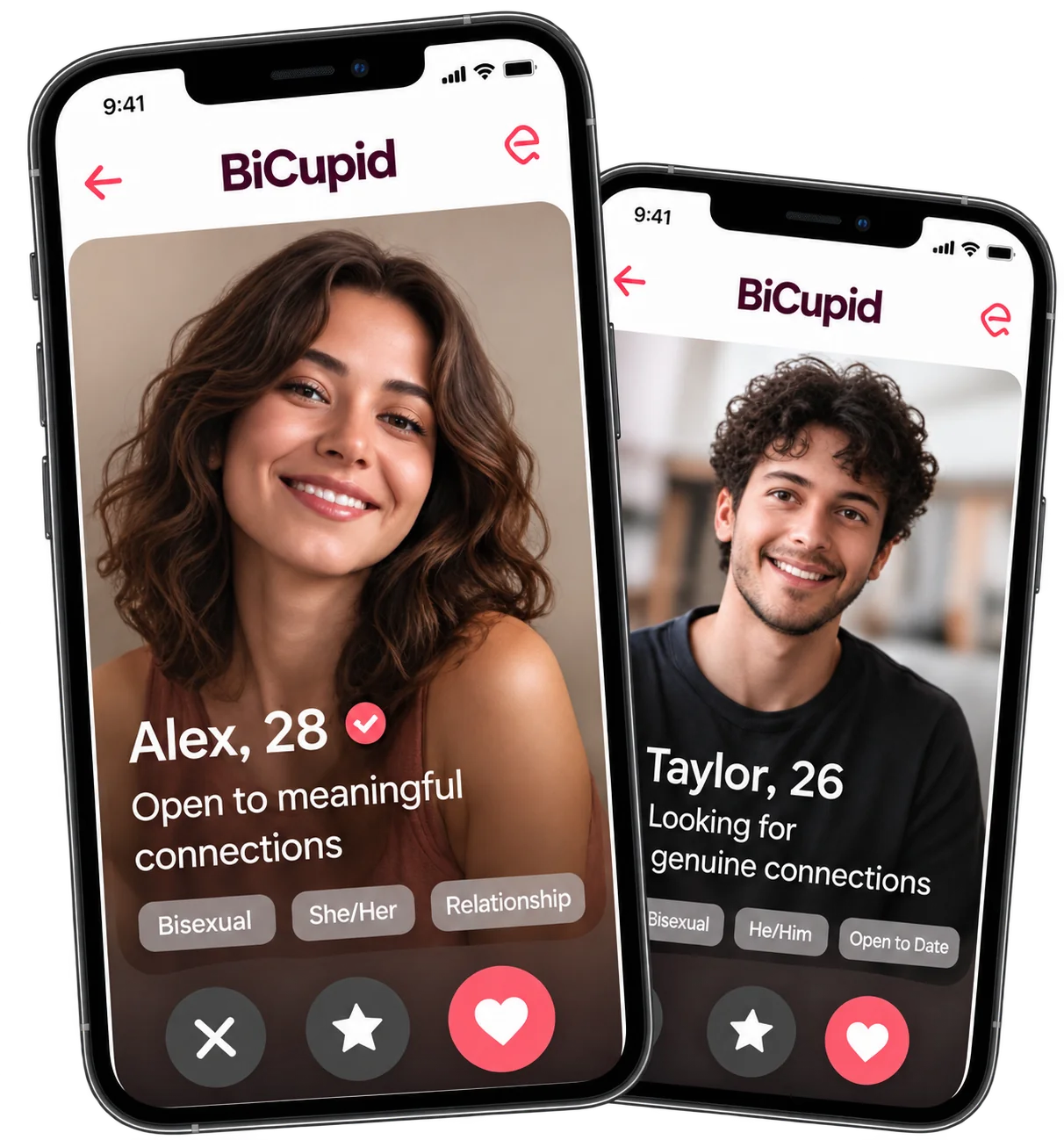 BiCupid profile interface visual